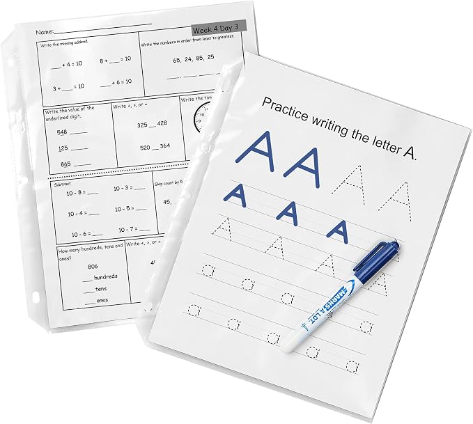 Avery Clear Economy Sheet Protectors, Top Load, 30 Document Protectors - Image 3