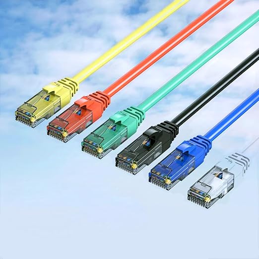 Cat6 Patch Cables 1 Foot, Cat 6 Ethernet Cable, 24AWG CCA Cord, UTP Network - Image 8