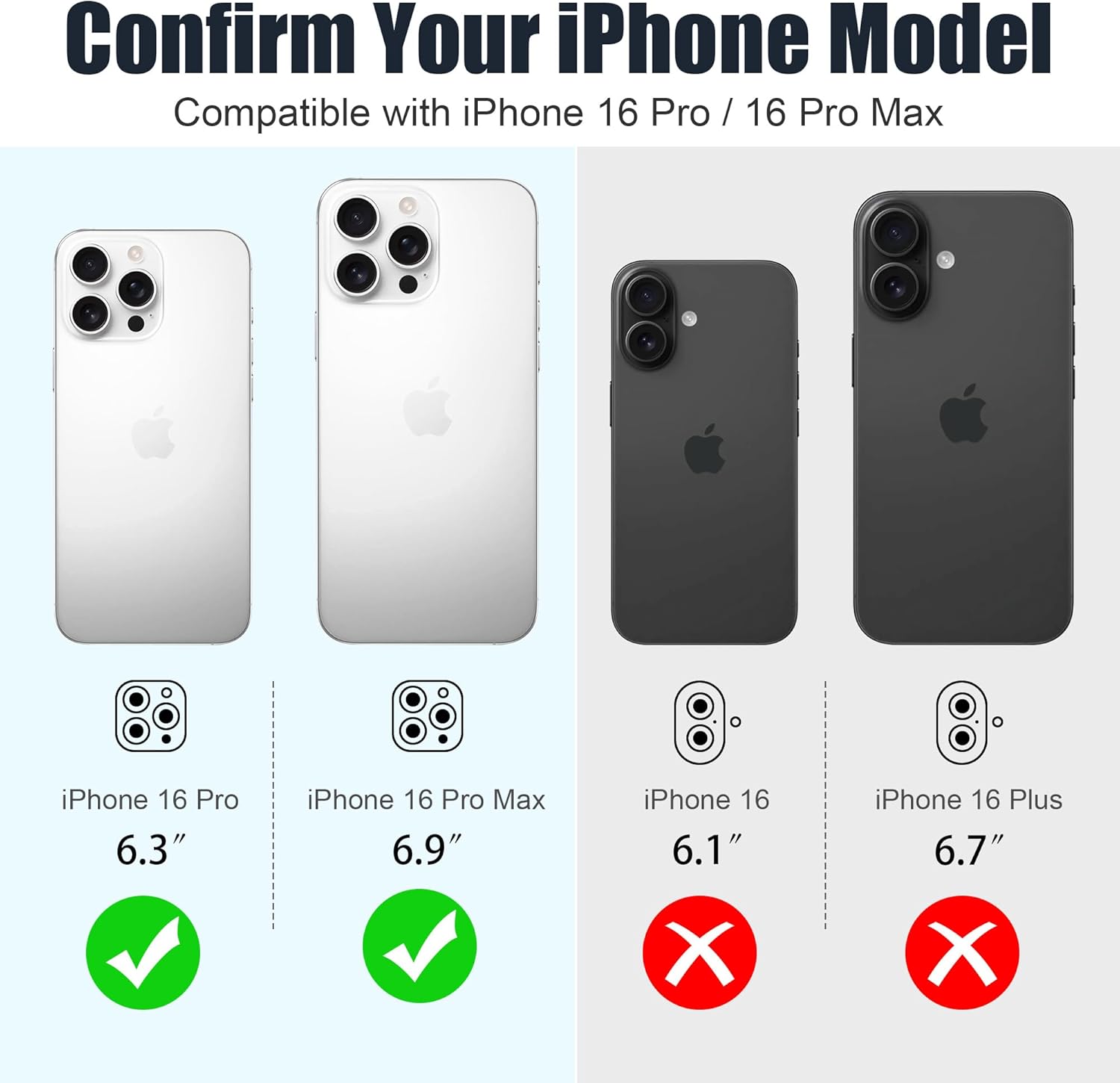 AGVEE 3+3 6 Pack for iPhone 16 Pro 6.3" / 16 Pro Max 6.9" Camera Lens Cover Protector, Bling Glitter & CD-Textured Metal Ring 9H Tempered HD Glass Camera Cover Protector Film, Glitter-Silver