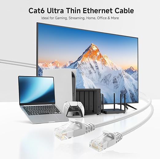 Cable Matters 10Gbps Snagless Cat 6 Ethernet Cable - 75ft - Image 2