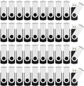 Aiibe 16GB Flash Drive 100 Pack USB Drives 16GB USB Flash Drives Bulk Thumb Drive USB 2.0 Memory Stick PenDrive, Black