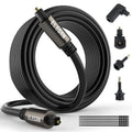 Elecan Optical Audio Cable 20 Ft Digital Audio Toslink Cable Cord-Fiber by Elecan