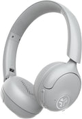 JLab Go Lux ANC Wireless Headphones, Cloud White, Hybrid Active Noise Cancelling, Premium On-Ear Bluetooth Headset, Customizable Sound, Be Aware Mode, Cloud Foam Comfort, Multipoint Connection