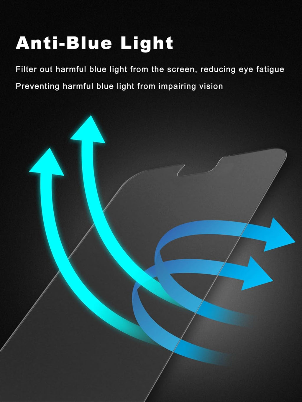 2 Pack Matte Screen Protector for iPhone 12 Pro Max 6.7 inch, Anti Fingerprint Anti-Glare Screen Protector Tempered Glass Easy Installation