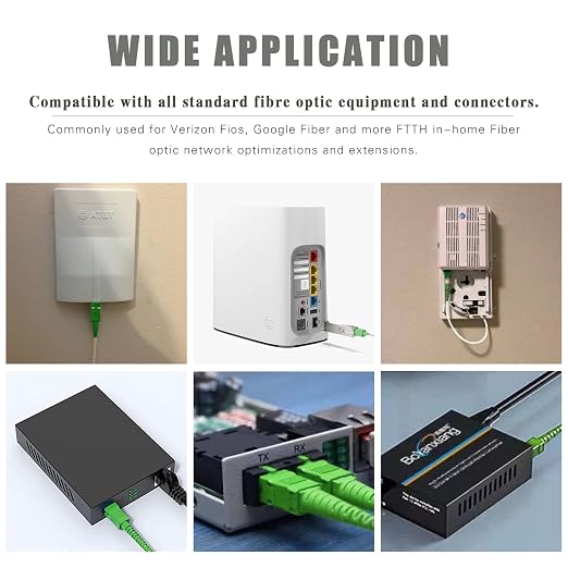 20 Meters SC/APC to SC/APC Fiber Optic Internet Cable, Armored Single Mode - Image 3