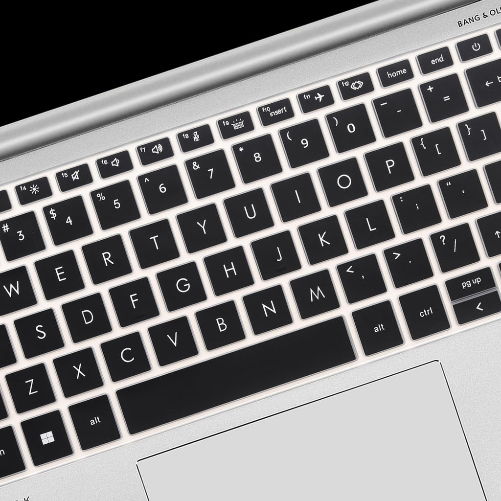 Keyboard Cover for HP EliteBook 830 835 840 845 1040 G9 G10 2024 2023 2022 13.3 14 inch Laptop Accessories Keyboard Protective Skin (Not fit The 830/840/845/1040 G11 G8 G7 G6 G5 G4 G3)-Black