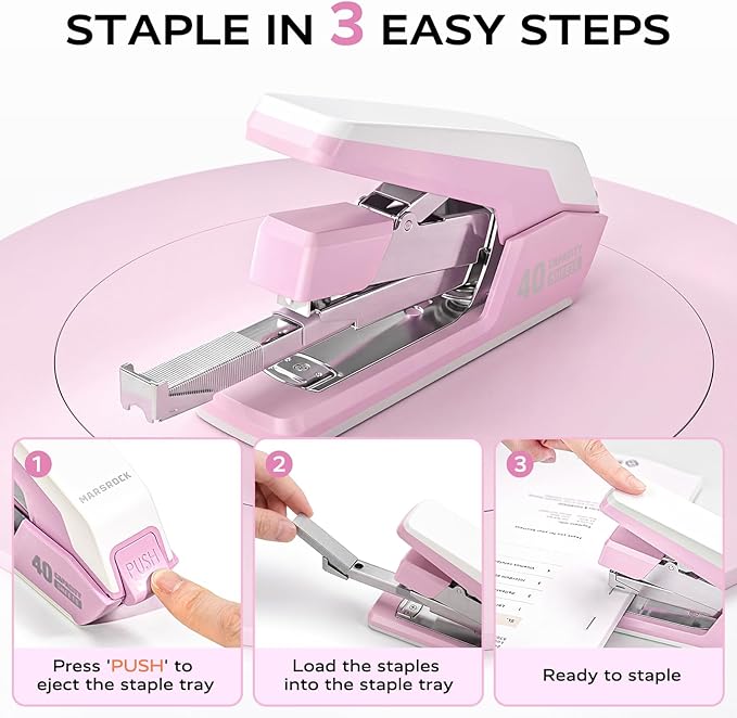 Marsrock Effortless Stapler for Desk - Image 3