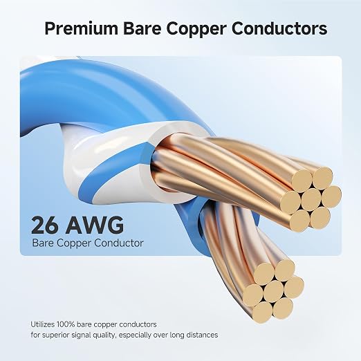 Cable Matters 2-Pack 40Gbps Shielded Cat 8 Ethernet Cable - 10ft - Image 8