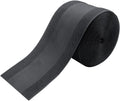 IHKFILAN Carpet Cord Cover Carpet Cable Management Under Desk Cable Grip Strip Black Hook and Loop Tape Cable Polyester Cover Protect Cables to Prevent Tripping Over Wires for Homes & Office (20ft)