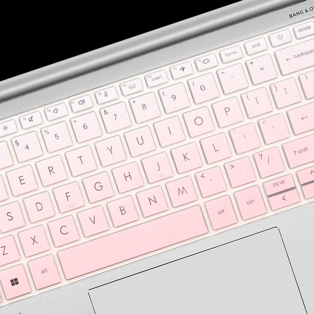 Keyboard Cover for HP EliteBook 830 835 840 845 1040 G9 G10 2023 2022 13.3 14 inch Laptop Accessories Keyboard Protective Skin (Not fit The 830/840/845/1040 G8 G7 G6 G5 G4 G3) -Ombrepink