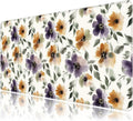 Watercolor Floral Large Mouse Pad,Gaming Keyboard Desk Pad,Extended Mouse Mat Non-Slip Rubber Base with Stitched Edges for Office Game Home XXL 35.4"x15.7"