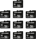 Micro Center 32GB Class 10 MicroSDHC Flash Memory Card 10 Pack with Adapter for Mobile Device Storage Phone, Tablet, Drone & Full HD Video Recording - 80MB/s UHS-I, C10, U1 (10 Pack)