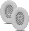 Damex Ear Cushions for Bose qc35 ii Replacement Ear Pads, Compatible with Bose QuietComfort 35 Replacement earpads, Increased Stitching,no Breakage, Protein Leather, Softly. (Silver)
