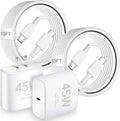 45W USB C Charger for Samsung Charger Fast Charging,Super Fast Android Phone Charger,2Pack Type C Chargers Block Long 10FT Type C Charging Cable for SamsungGalaxy S25 Ultra/S25/S24+/S23/S22+/S21/S20