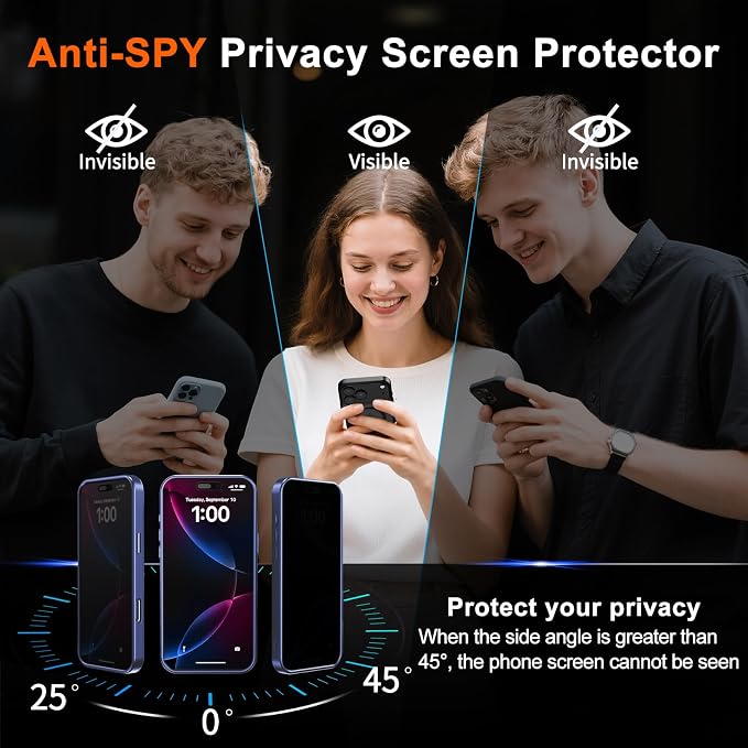 for iPhone 15 Case with Privacy Screen Protector and Camera Protection - Image 7