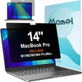 Privacy Screen for MacBook Pro 14 Inch (2021-2024, M1, M2, M3, M4, Pro, Max), Matte Anti Glare Blue Light Filter, Nano No Glue Anti Spy Black Protector for Mac Pro 14In Laptop Computer