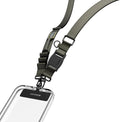 MAGEASY Universal Cell Phone Lanyard - Crossbody Phone Strap for iPhone 16 Pro Max & Most Smartphones, Magnetic Quick-lock System, for Men & Women | Utility (Concrete Gray)