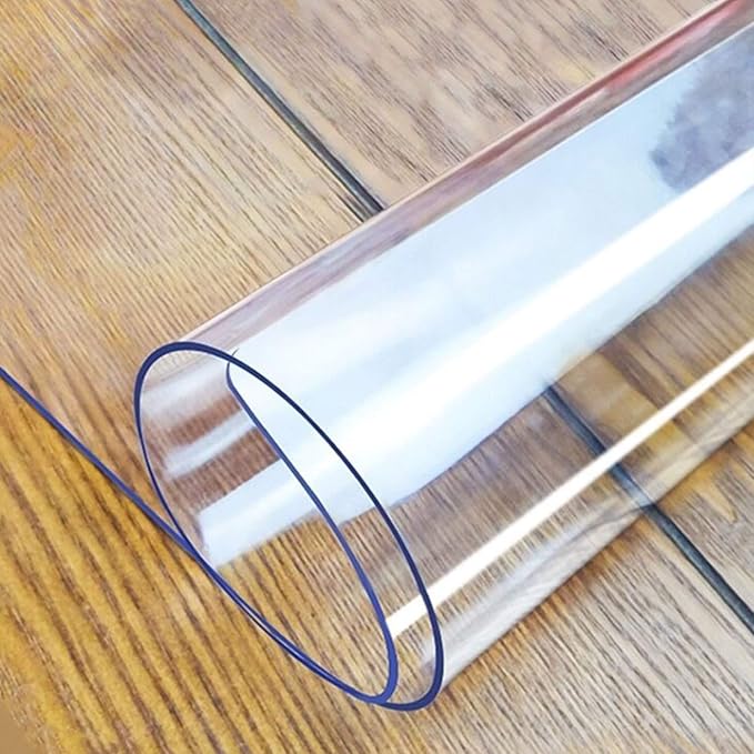LovePads Clear Table Cover Protector, 30 x 60 Inch 2mm Thick Plastic Table Cover by LovePads