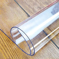 LovePads Clear Table Cover Protector, 31.5 x 63 Inch 2mm Thick Plastic Table by LovePads