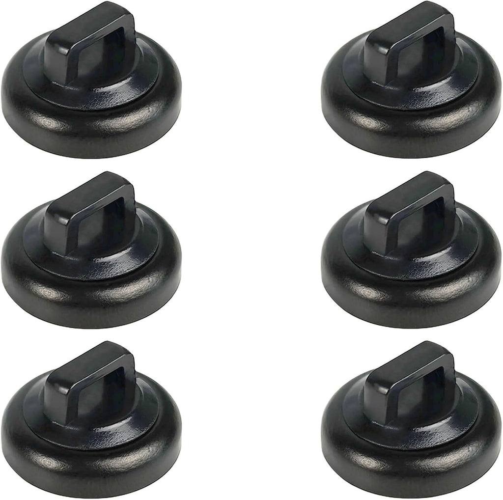Magnet Zip Tie Mount Magnetic Zip Ties Mount Clips Base Holder Strong Multipurpose Wire Cable Holder Mount Wire Clips Management for Home Office Marine Electrical Wiring (6 Pcs, D19 Small)