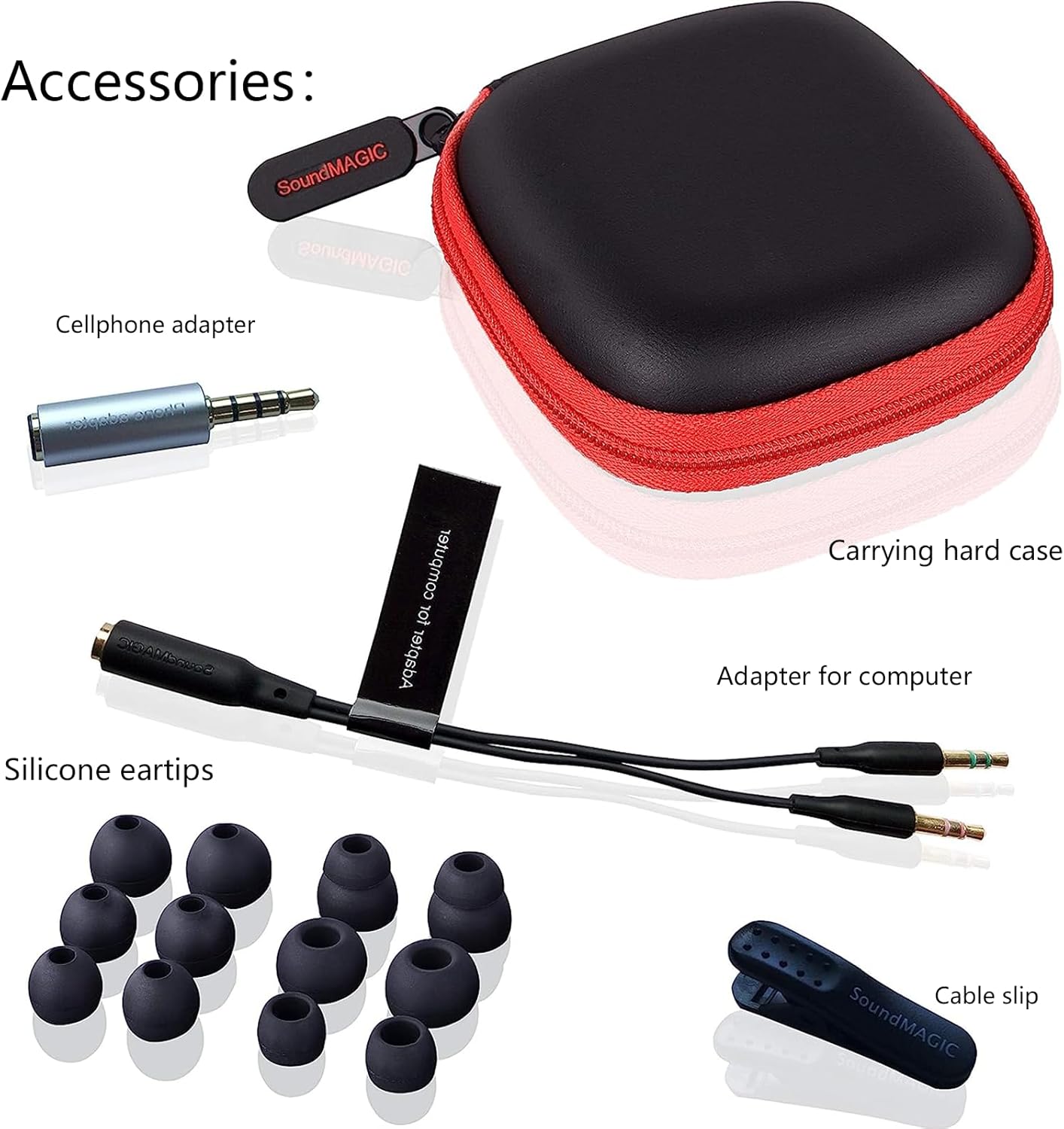 SoundMAGIC E80C Wired Earbuds with Microphone HiFi Stereo Audiophile Earphones Noise Isolating in Ear Headphones Comfortable Fit Super Bass Blue
