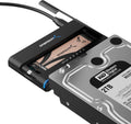 SABRENT USB 3.2 Type C M.2 PCIe NVMe + 2.5/3.5 Inch SSD & HDD Converter [DS-UCMH]
