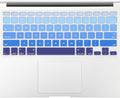 Allinside Blue Ombre Keyboard Cover Skin for MacBook Pro 13" 15" 17" (2015 or Older Version), MacBook Air 13" A1369/A1466, Older iMac Wireless Keyboard MC184LL/B