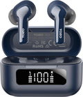 TOZO NC3 Hybrid Active Noise Cancelling Wireless Earbuds with 6 Mics AI Clear Call Ear Buds 55H Playtime with LED Display 32 Preset EQs via APP Bluetooth 5.3 IPX8 Waterproof in Ear Headphones