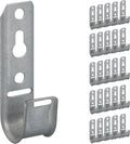 ICC 3/4-Inch Wall Mount J-Hook – 25-Pack, Cable Support Hooks Without Retainer Clips, Galvanized Steel with Zinc Finish – for Structured Cabling and Cable Management