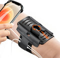 Cell Phone Running Armband - Detachable & 360° Rotatable Universal Cellphone Arm Band for iPhone 16 15 14 13 12 Pro Max Plus Samsung Galaxy Note S24 S23 for Workout Exercising Walking Jogging