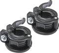MAXRICH T Barbell Clamp 1 inch Multiple Sizes & Adjustable Weight Clips for Barbell Quick Release Barbell Clips|Barbell Collar Bar Locks for Weight Lifting (Black)