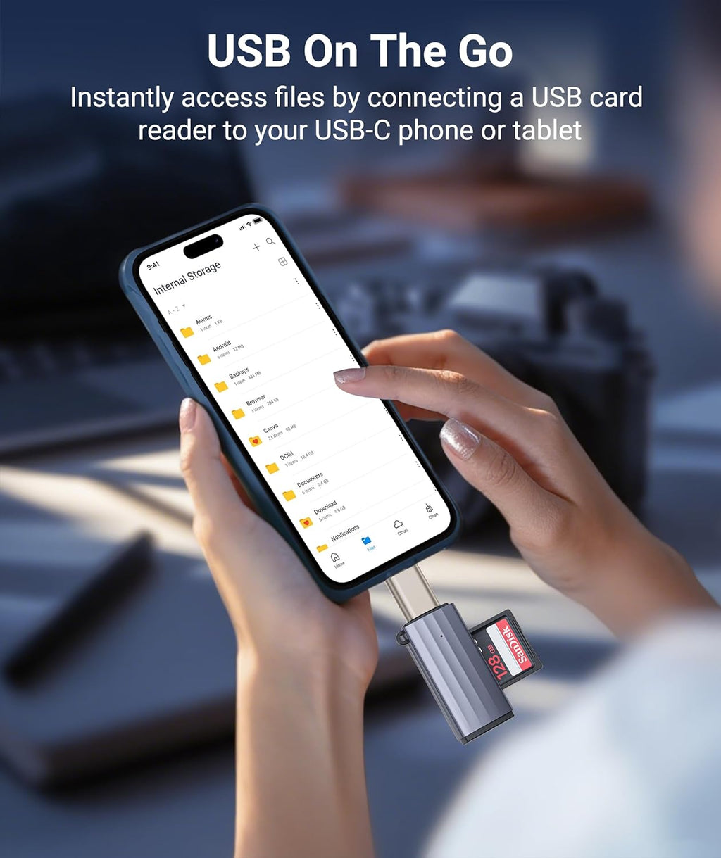 Syntech USB C to USB Adapter Pack of 2 USB C Male to USB3 Female Adapter Compatible with iPhone 17 Pro Max MacBook Pro Air 2024 iMac iPad mini Pro, Other Type C or Thunderbolt 4/3 Devices, Starlight
