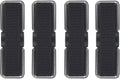 Cell Phone Holder for Hand, CISID Phone Finger Holder Loop Strap Grip with Stand for Phone Suitable for iPhone Samsung and Most Smartphones(Black Black Black Black 4PCS)