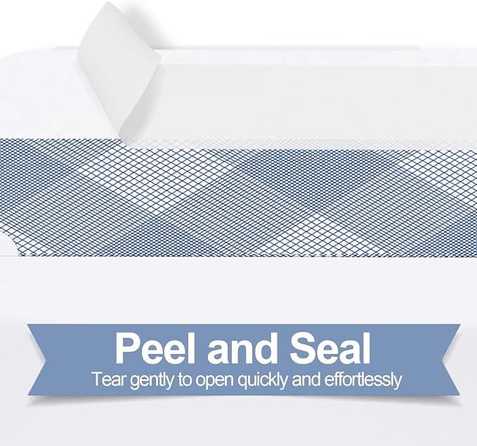 750#10 Security Envelopes, PANDRI Self Seal Windowless Envelopes, Security Tint - Image 4