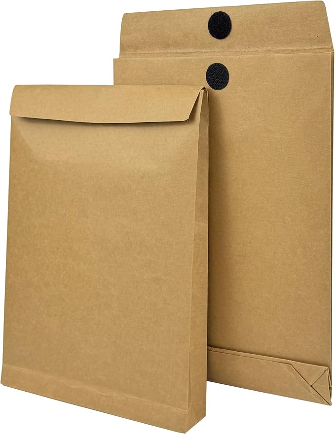 40 Pack Large Expandable Envelopes, 9.3x 13" Big Mailing Envelopes | - Image 2