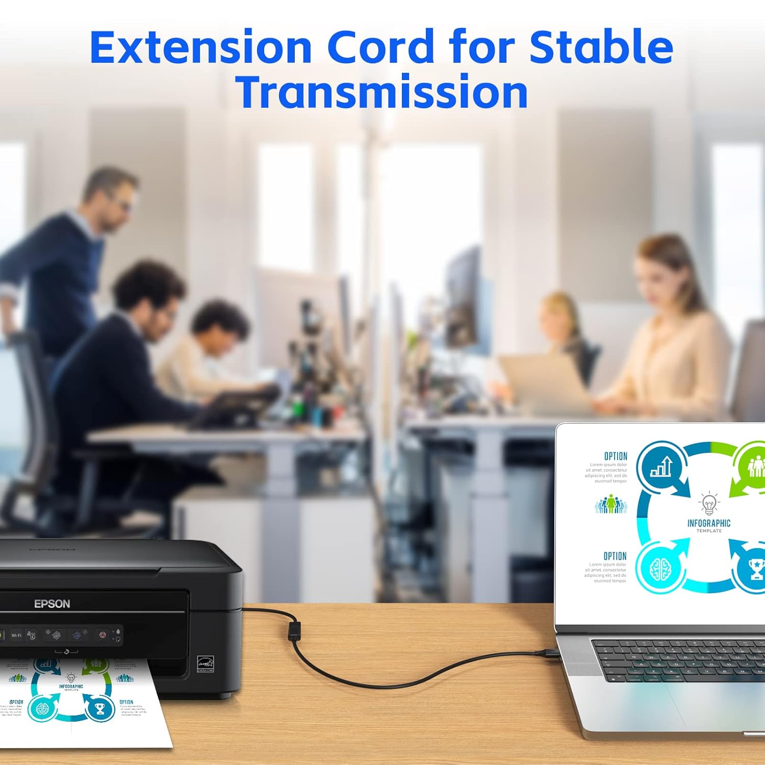 USB Extender Cord 3.3FT(3 Pack), USB 3.0 Extension Cable, USB A Male to Female, Compatible for USB Flash Drive, Hard Drive, Card Reader, Webcam, Printer, Keyboard, Mouse, Playstation, Xbox, VR Headset