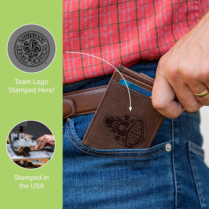 Team Sports America NCAA Louisiana at Lafayette University Front Pocket Slim - Image 7
