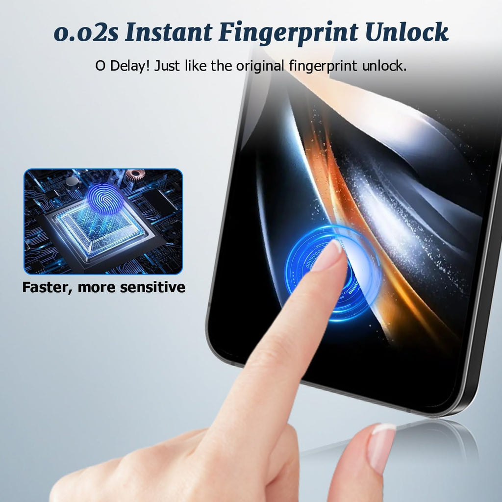 2 Pack Matte Privacy Screen Protector for Samsung Galaxy S24 Plus/S25 Plus,9H Tempered Glass,Anti-Glare,Anti-Spy,Anti-Scratch, Smooth and Responsive Absolute Fingerprint Compatibility Touch Screen
