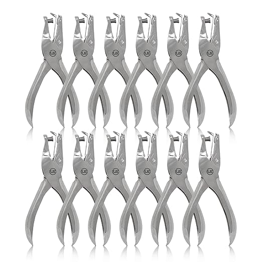 Single Hole Punch 12 PK Hole Puncher by UltimateStationery