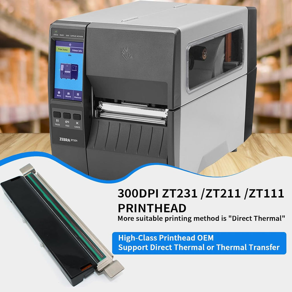P1123335-013 New Printhead for Zebra ZT231 ZT211 ZT111 Thermal Industrial Printer |High-Class-Replace| 300dpi