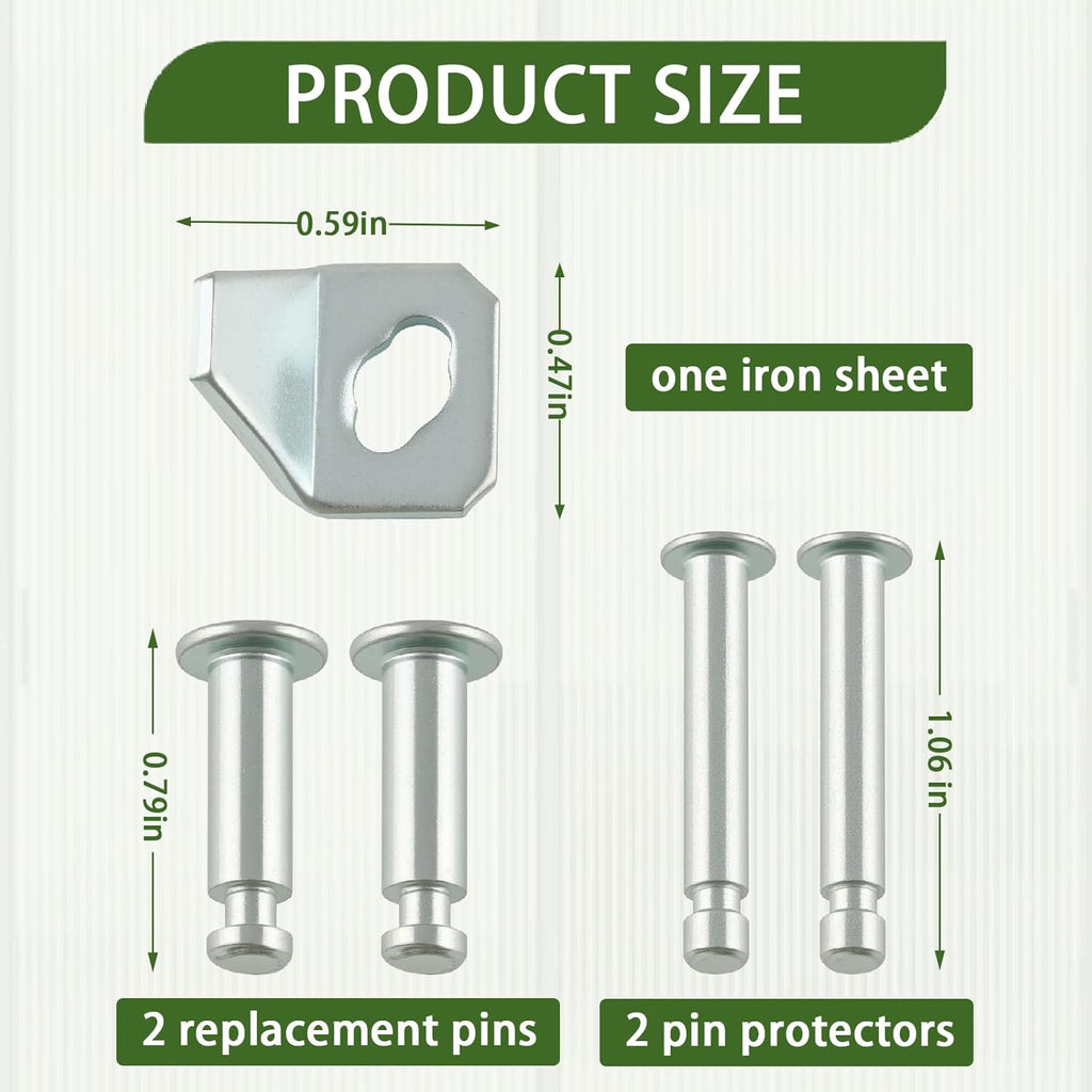 Screen Door Repair Kit, 5 Pcs Screen Door Closer Replacement Parts Compatible with Larson/Andersen/Emco Storm Door