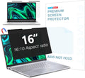 FILMEXT Magnetic Laptop privacy screen 16 inch for 16:10 Widedisplay, Removable Laptop Privacy Screen Shield Anti Glare Blue Light Filter for HP/Dell/Acer/Lenovo/Asus