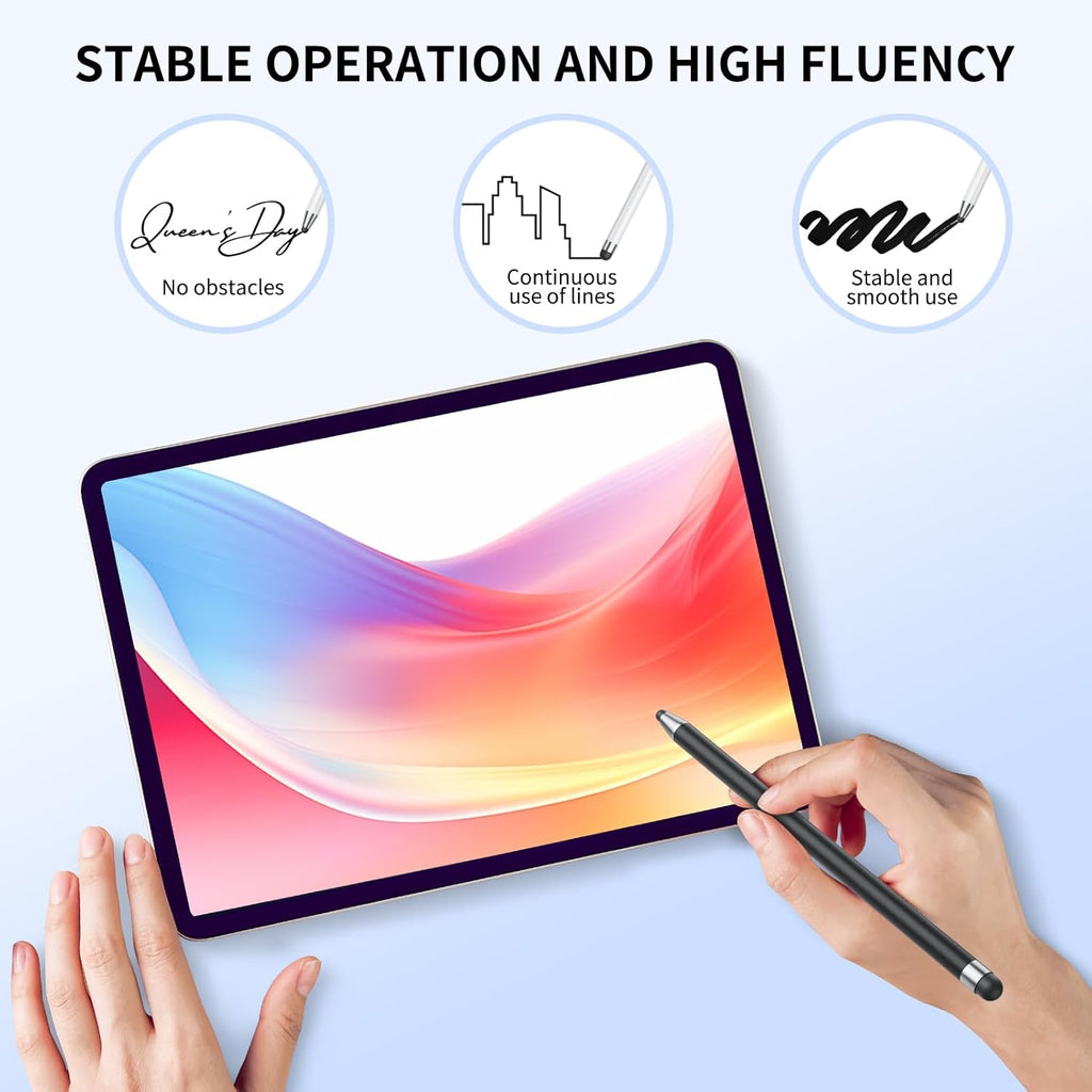 Stylus (10Pcs), Stylus Pen for Touchscreen, High Precision and Sensitivity Stylus Pen for iPad/iPhone/Samsung/Android Smartphone and Tablets, Compatible with All Capacitive Touch Screen (Blue)