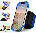 3in1 Phone Holder for Running,Arm Band/Wrist Holder/Bike Mount,Phone Armbands 360° Rotation & Detachable Fit All 4.5-7" Cellphone for iPhone 16/15/Pro/ProMax/14/13/12/mini/Pro Max/XS/XR