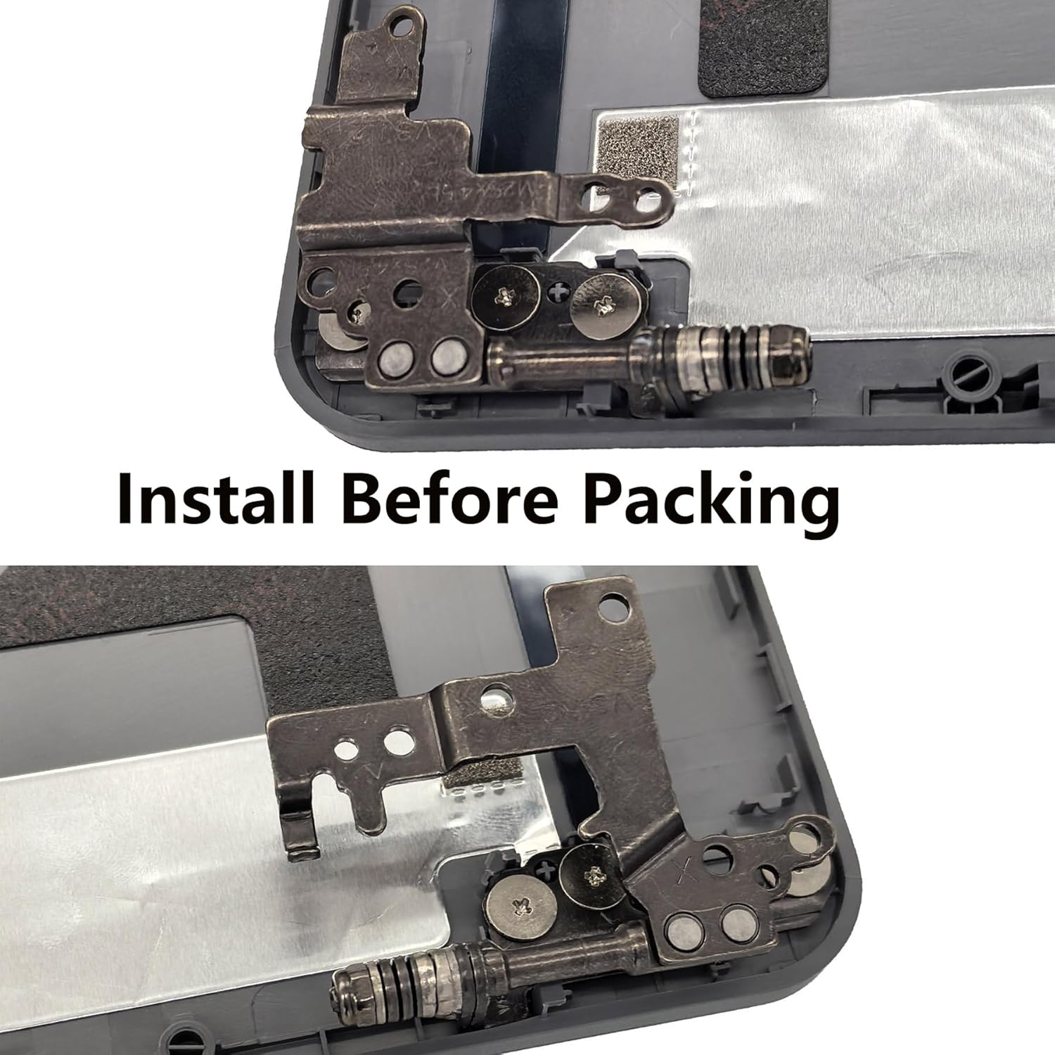 Replacement LCD Cover Back With Hings Front Bezel With Hinges Cap for Lenovo Ideapad 1-15ADA7 82R1, 1 15AMN7 82VG, 1 15ALC7 82R4 Series Laptop Rear Case Top Lid 5CB1M48453 5CB1F36621 5CB1F36618