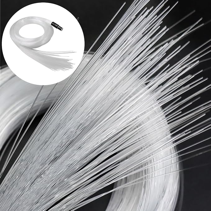 AKEPO End Glow Fiber Optic Light Cable 550pcs*13.1ft*Ф0.03in/0.75mm, PMMA - Image 2