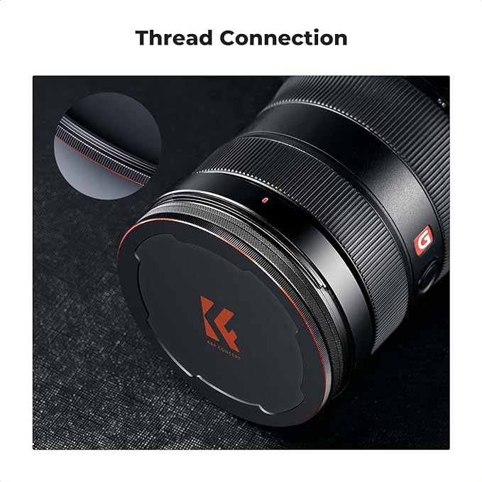 K&F CONCEPT 49mm Thread & Magnetic 2-in-1 Lens Filter Cap Only Compatible - Image 4