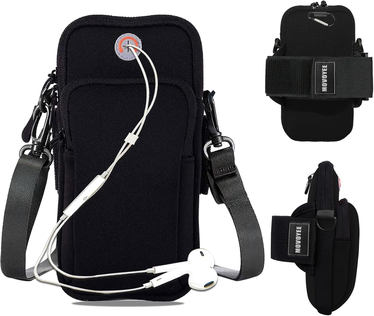 Phone Holder for Running Armband,Cell Phone Purse Small Crossbody Bags for Women Men Kids,iPhone 16 16e 15 14 13 12 11 Pro Max Xs Xr X Plus Mini Galaxy Ultra Plus S25 S24 Note Pouch Arm Bands