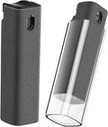 YTT Screen Cleaner, All-in-One Spray & Wipe Cleaner, with Transparent Protective Shell for All Phones, Laptop and Tablet Screens (Gray)