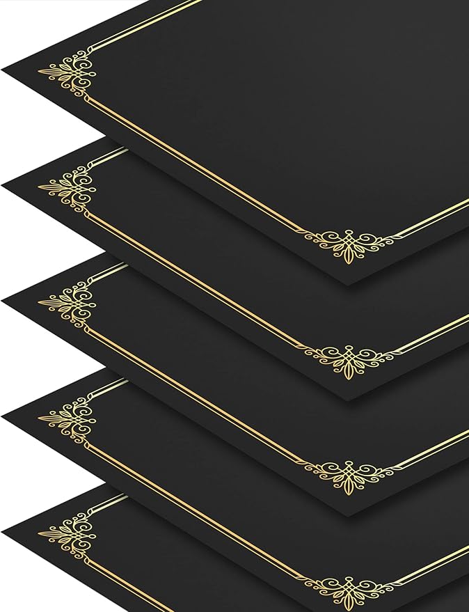GNL 50 Packs Black Certificate Holders - Image 2